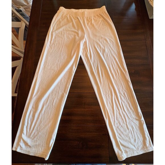 2 piece Juicy Couture Small Pajamas With Rhinestone Logo Soft Cozy Lounge Wear - Picture 2 of 14